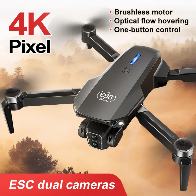 New E88 Plus Quadcopter Drone: - Rc Helicopter Electric ulasan dan harga
