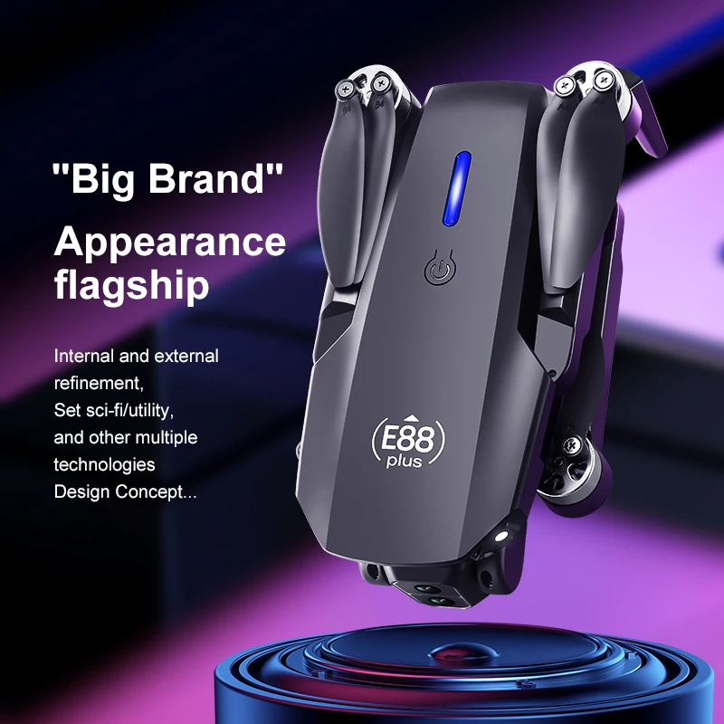 New E88 Plus Quadcopter Drone: - Rc Helicopter Electric ulasan dan harga