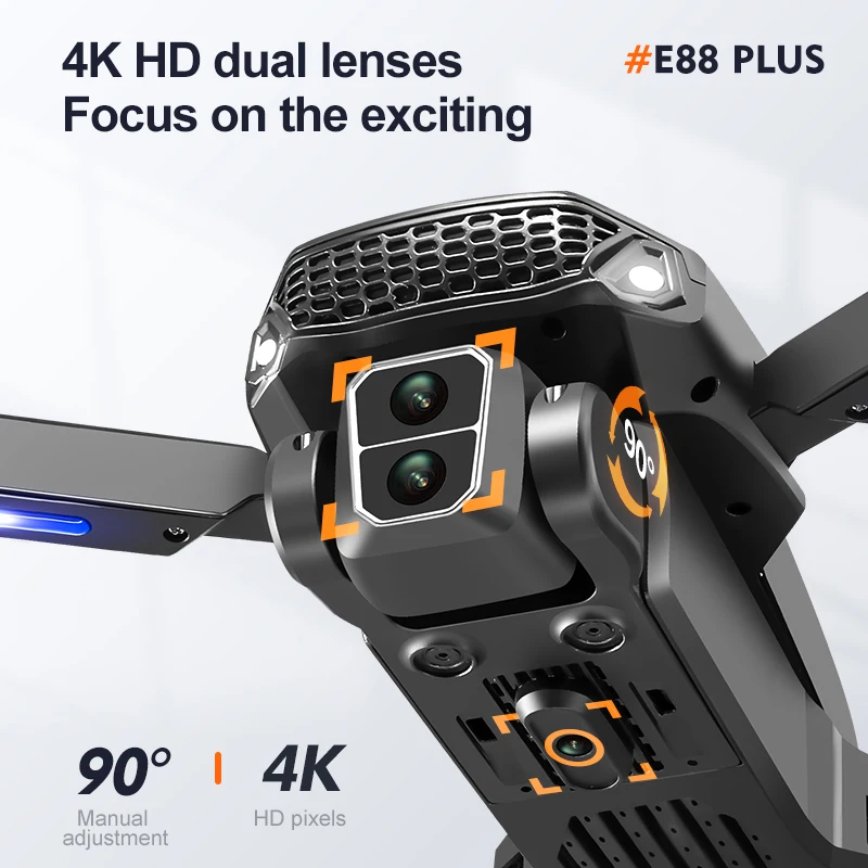 New E88 Plus Quadcopter Drone: - Rc Helicopter Electric ulasan dan harga