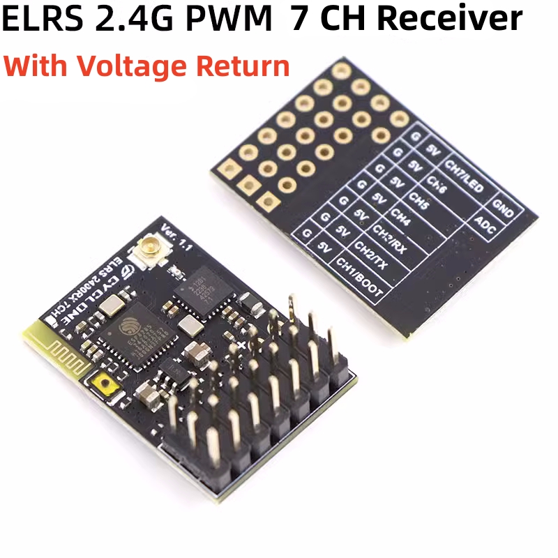 ELRS 2.4G PWM 7CH 6CH CRSF Rec - Rc Helicopter Battery ulasan dan harga